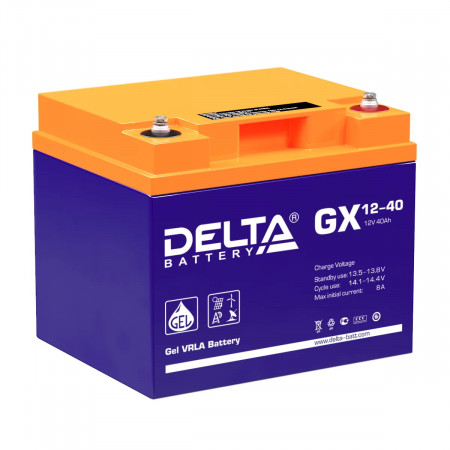 Гелевая аккумуляторная батарея Delta GX 12-40 (40 А/ч / 12v)