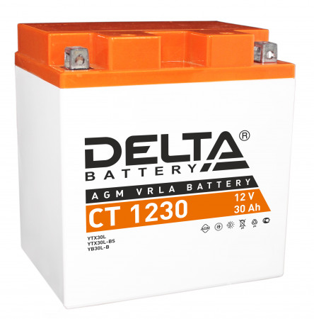 Аккумуляторная батарея Delta CT 1230  (30 А/ч / 12v)