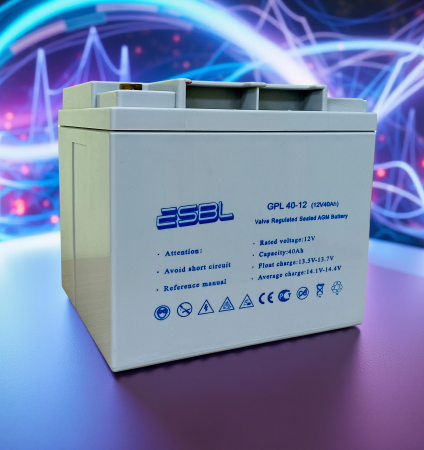 Аккумуляторная батарея ESBL GPL 12-40 (12V40Ah) Аккумуляторная батарея ESBL GPL 12-40 (12V40Ah)