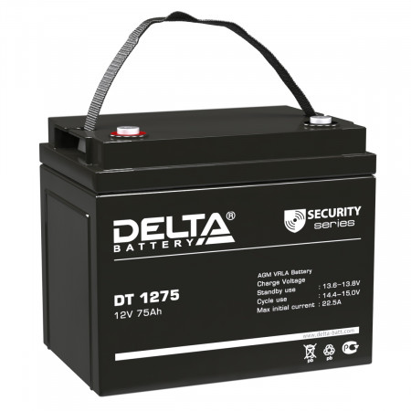 Аккумуляторная батарея Delta DT 1275  (75 А/ч / 12v)