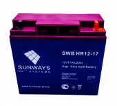 Аккумуляторная батарея HR 12-17  (17 А/ч / 12v)