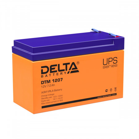 Аккумуляторная батарея Delta DTM 1207  (7.2 А/ч / 12v)