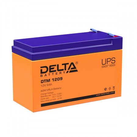 Аккумуляторная батарея Delta DTM 1209  (8.5 А/ч / 12v)