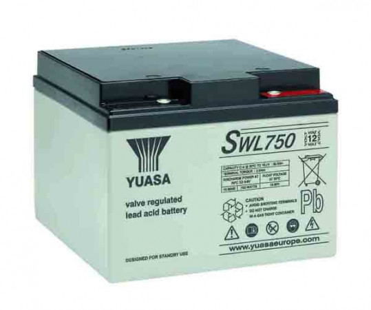 Аккумуляторная батарея Yuasa SWL 750  (22.9 А/ч / 12v)