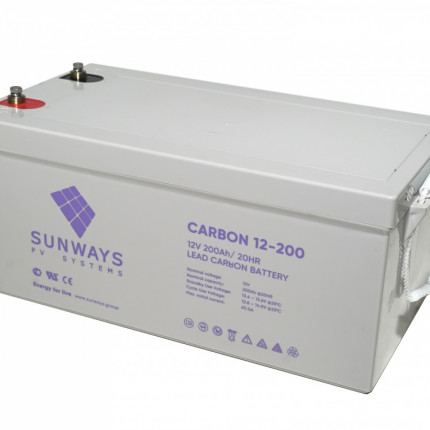 Аккумуляторная батарея SUNWAYS CARBON 12-200