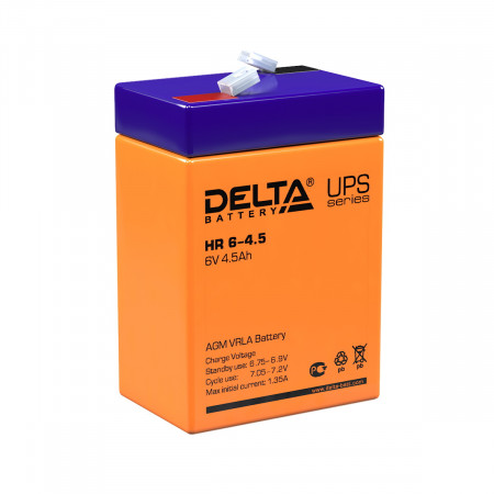 Аккумуляторная батарея Delta HR 6-4.5  (4.5 А/ч / 6v)