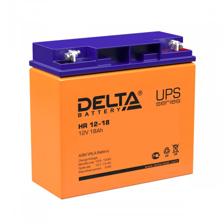 Аккумуляторная батарея Delta HR 12-18  (18 А/ч / 12v)