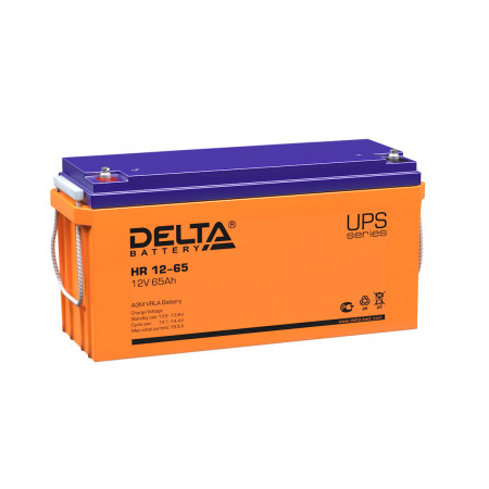 Аккумуляторная батарея Delta HR 12-65  (65 А/ч / 12v)