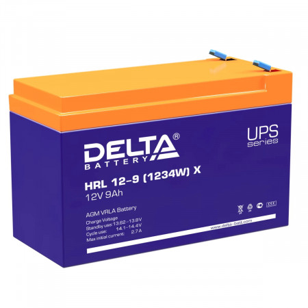 Аккумуляторная батарея Delta HRL 12-9 (1234W)  (9 А/ч / 12v)