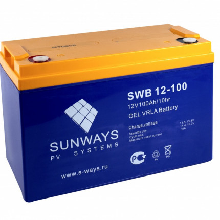 Гелевая аккумуляторная батарея SWB 12-100G (100 А/ч / 12v) Гелевая аккумуляторная батарея SWB 12-100G (100 А/ч / 12v)