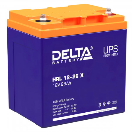 Аккумуляторная батарея Delta HRL 12-26  (27 А/ч / 12v)